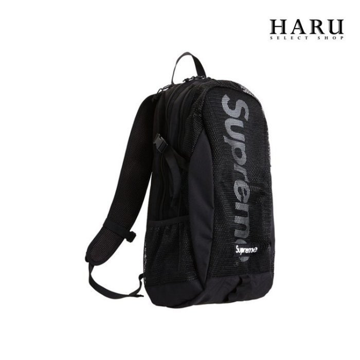 ☆HAru☆ Supreme 20SS Backpack 紅、藍迷彩網狀反光LOGO 後背包SS20B4