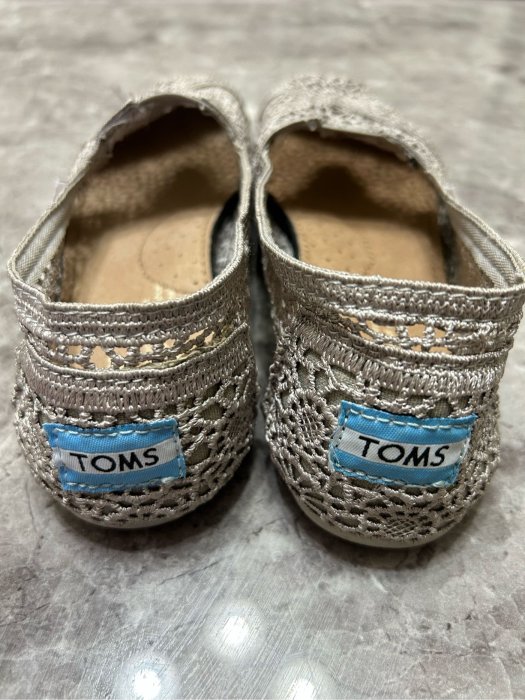 【Toms】灰色平底休閒鞋/懶人鞋/輕便鞋