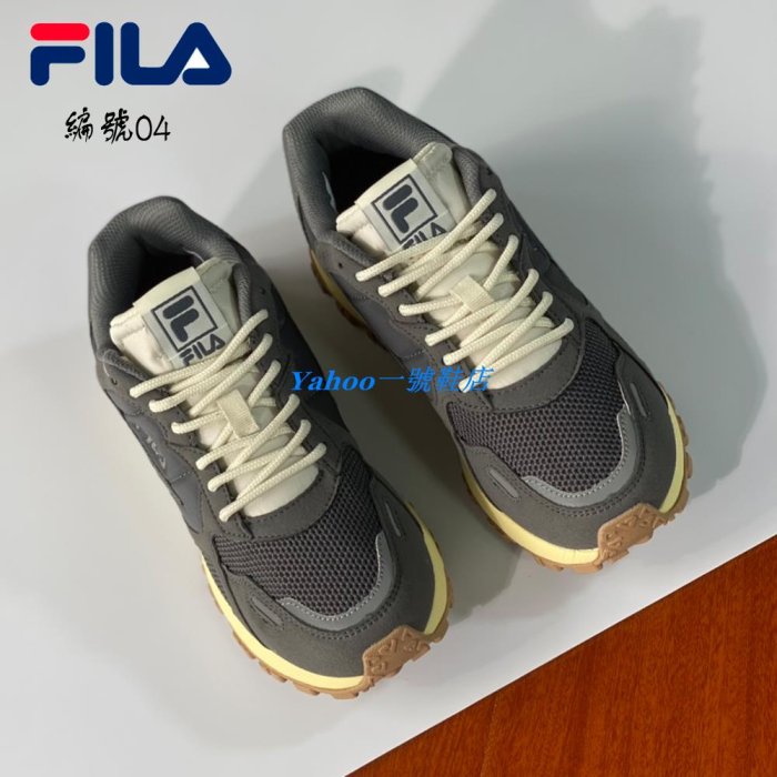 Ｙａｈｏｏ一號鞋店　新款Fila ZAGATO 男女鞋 Fila老爹鞋 復古休閒鞋 時尚慢跑鞋 Fila運動鞋 子彈頭系列 日常穿搭 防滑