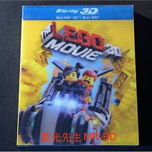 [3D藍光BD] - 樂高玩電影 Lego The Movie 3D + 2D 首批雙碟閃卡版 ( 得利公司貨 )