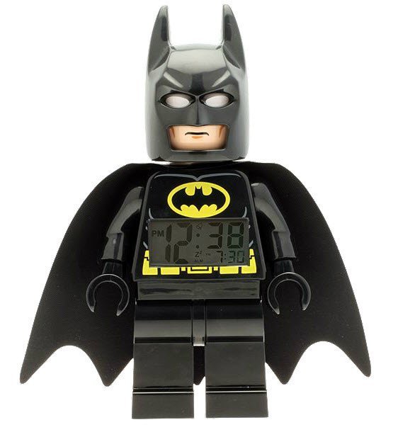 經典版! 樂高正貨※台北快貨※美國原裝 LEGO Minifigure 公仔鬧鐘: 蝙蝠俠The Batman