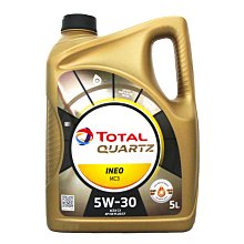 【易油網】【缺貨】TOTAL MC3 5W30 QUARTZ INEO 機油 5L C3