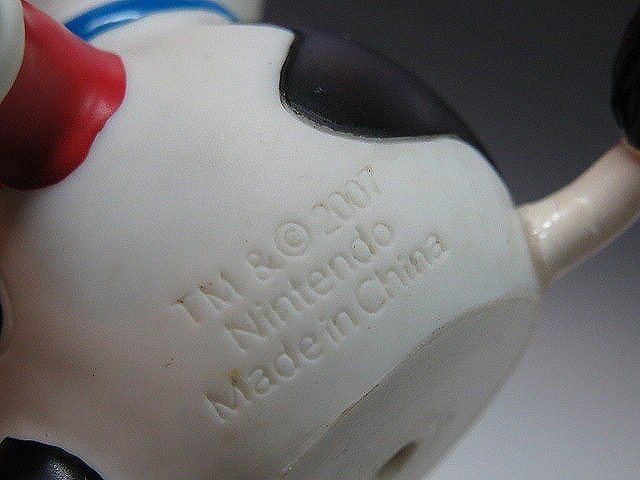 【 金王記拍寶網 】M144 瑪莉歐 乳牛裝 空心硬膠小品公仔 1個 (((SUPER MARIO 瑪莉歐公仔賣場)))