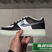 南🔥2024 1月 Nike Air Force 1 LV8 果凍底 龍年 新年 大童 女款 白黑 FZ5529-103