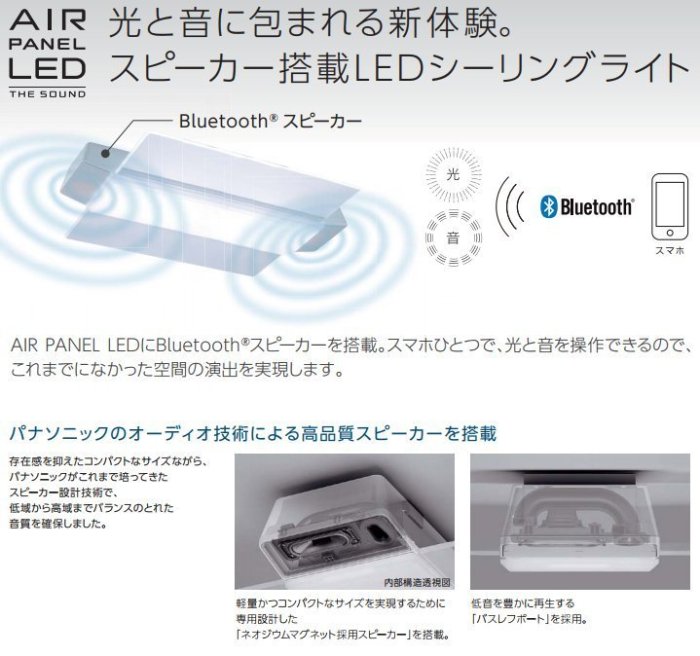 *驚安店*Panasonic(國際牌) HH-XCC1288A 12畳 內建藍芽喇叭 吸頂燈 (此型號含藍芽發射器)