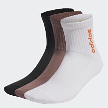 南🔥2022 11月 ADIDAS QUARTER 運動襪 短襪 三雙入 男女款 白咖啡黑 HM2559