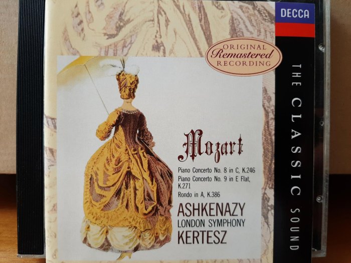 Ashkenazy,Kertesz,Mozart-P.c No.8&9阿胥肯納吉鋼琴，克爾提斯指揮倫敦交響，演繹莫扎特-第8&9號鋼琴協奏曲