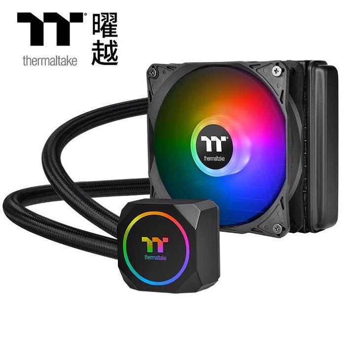 現貨】TT 曜越 TH120 ARGB 一體式 CPU 水冷 散熱器 Sync 主板連動 附遙控器【公司貨二年保