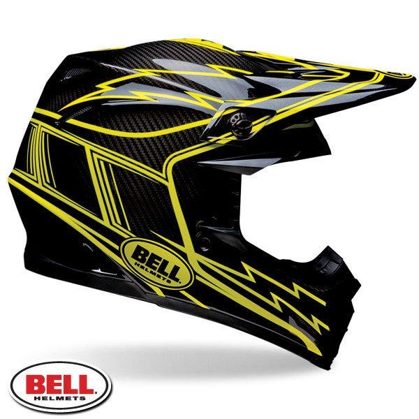 DNS部品 Bell Moto-9 Carbon Hurricane Emblem 碳纖維越野安全帽 XXL 大尺寸供應 BELL 越野安全帽