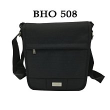 【菲歐娜】7759-(特價拍品)BAIHO防潑水布直立式多功能斜背包(黑) BHO508