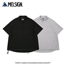 [NMR] 現貨 MELSIGN 24 S/S Comfy Shaped Polo Shirt 簡約寬鬆特殊剪裁口袋Polo衫
