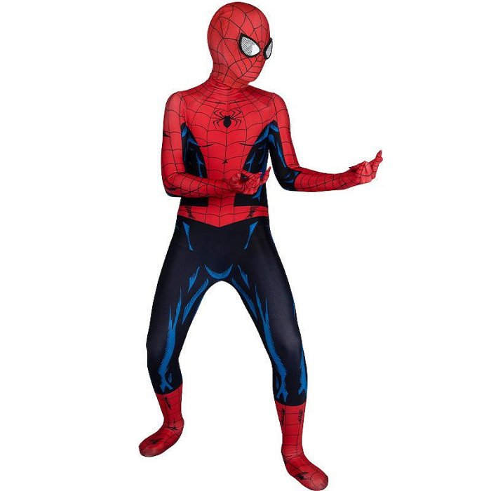 cosplay服裝 蜘蛛俠cos服復古漫畫戰衣cosplay兒童緊身衣J23016HA-KID NT009