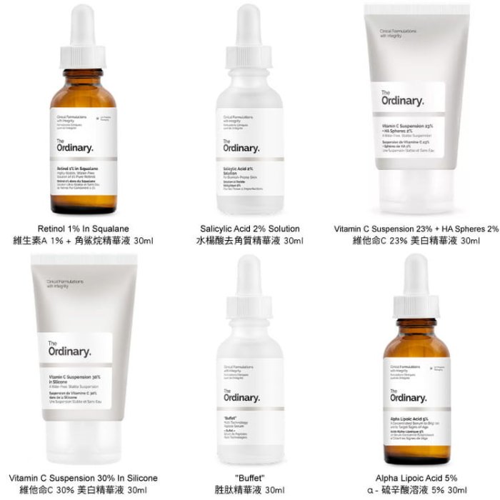 The Ordinary Buffet + 藍銅胜肽精華液 “Buffet” + Copper Peptides 1% 30ml