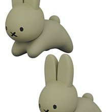=海神坊=日本空運 UDF 714 米菲兔 灰色兔子 2隻組 米飛兔 迪克布魯納 禮物模型景品人偶公仔場景擺飾經典收藏