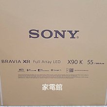 新北市-家電館 SONY 新力 55型 4K LED Google TV 液晶 XRM-55X90K ~日製