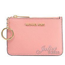 【茱麗葉精品】全新精品 MICHAEL KORS 專櫃商品 JET SET TRAVEL 鑰匙圈卡片零錢包.玫瑰粉 現貨