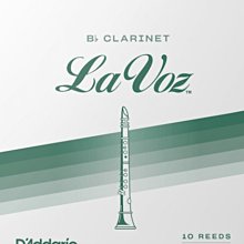 §唐川音樂§【Daddario LA VOZ  Bb Clarinet  黑管 爵士 竹片 10片裝】