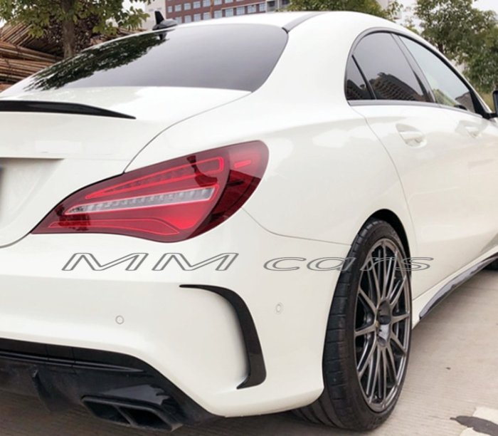 Benz W117 C117 X117 SB CLA 250 45 AMG ED1 後 保險桿 空力 風刀 擾流 定風翼