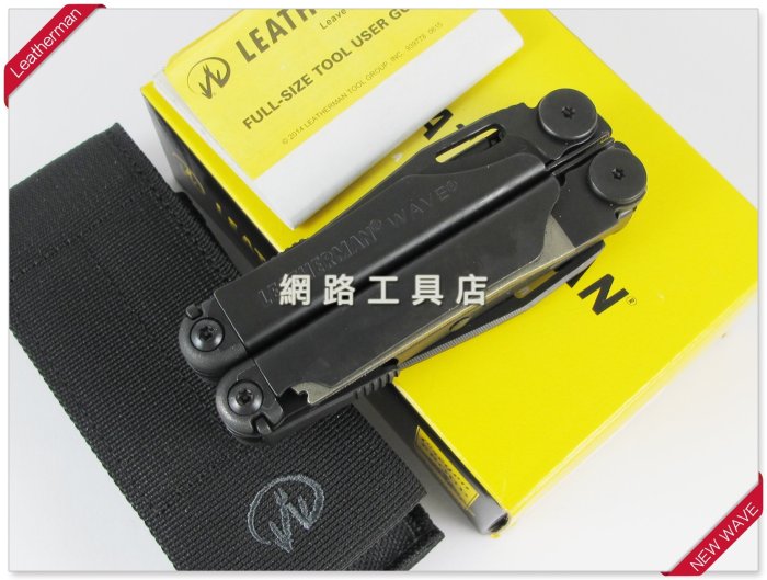 網路工具店『LEATHERMAN NEW WAVE 多功能工具鉗-軍事黑』(831331)