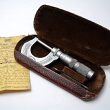 【timekeeper】  英國製Moore & Wright古董Micrometer Caliper螺旋測微器(原裝盒)(工具)(免運)