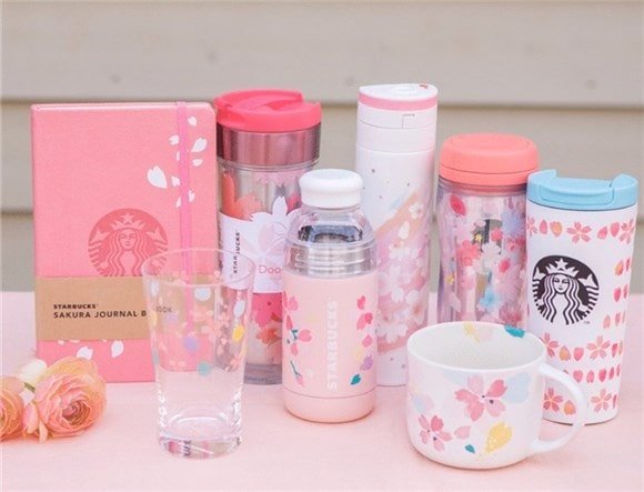 日本 星巴克 Starbucks限定 2018年第二彈 Looking Forward 櫻花 透明隨行杯 355ml