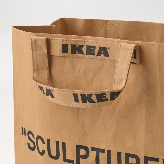 IKEA MARKERAD by Virgil Abloh 環保購物袋- 中型(off white) | Yahoo