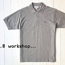 【LA男生館】【LACOSTE鱷魚LOGO貼布網眼POLO衫】【LA004B5】CLASSIC FIT(S-M-L)