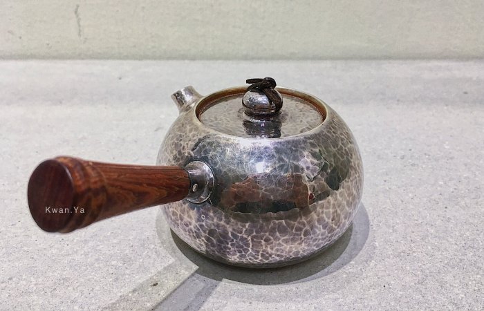 日本 銀壺 銀茶壺 急須 側把 茶道具 茶壺 湯沸 茶 煎茶道 抹茶道