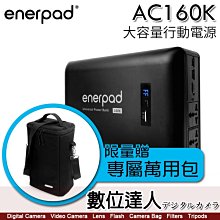 1/15止【送便攜包】enerpad AC160K 攜帶式直流電 交流電 大容量行動電源 160800 mAh