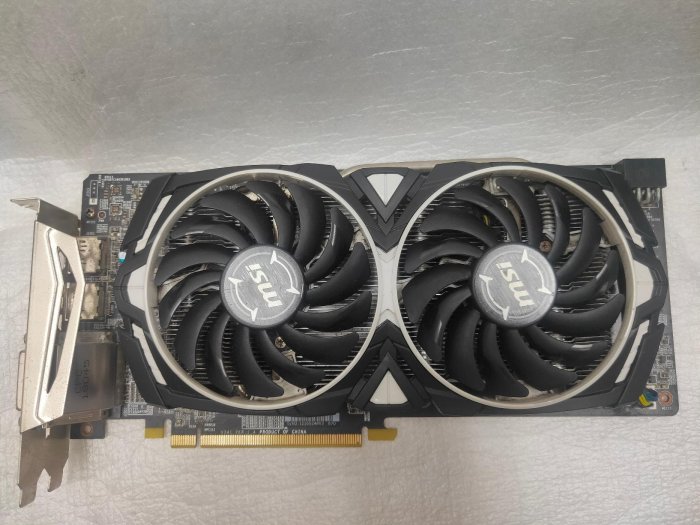 微星Radeon RX 580 ARMOR 8G OC DVI-D/HDMI PCI Express x16 顯示卡