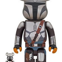 【日貨代購CITY】BE@RBRICK MANDALORIAN 100% 400% 星際大戰 庫柏力克熊 曼達洛人 現貨