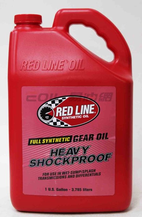 【易油網】【缺貨】RED LINE HEAVY SHOCK手排齒輪油 大型車 聯結車 遊覽車 專用 手排油