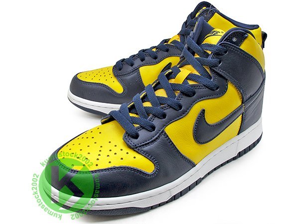 2020 強勢回歸NIKE DUNK HIGH SP MICHIGAN 高筒深藍黃密西根CZ8149-700