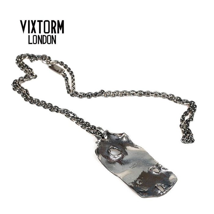 VIXTORM正品項鍊 Bullet Hole 彈孔 項飾吊墜925純銀男中性二戰風