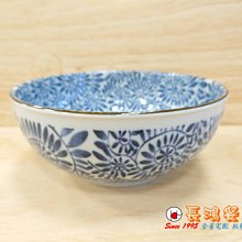 *~ 長鴻餐具~*日本製 6.5"圓缽藍染 (促銷價) 07800702 現貨+預購