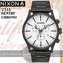 NIXON 實體店THE SENTRY CHRONO潮流時尚腕錶A386-756公司貨/極限運動/名人配戴/情人節