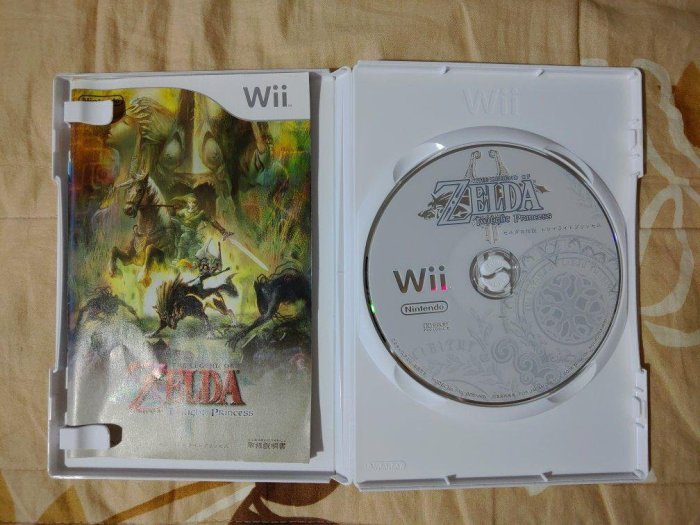 任天堂 Wii 薩爾達傳說 曙光公主 黃昏公主 wii-u可用  (編號183)