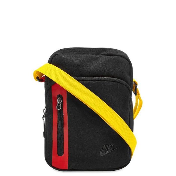 【IMP】NIKE CORE SMALL ITEMS 3.0 尼龍 側背包 小包 黑 黃 紅 BA5268 011 現貨