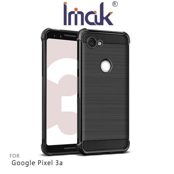 *Phone寶*Imak Google Pixel 3a XL/Pixel 3a 碳纖維紋套 四角氣囊 TPU套 保護套