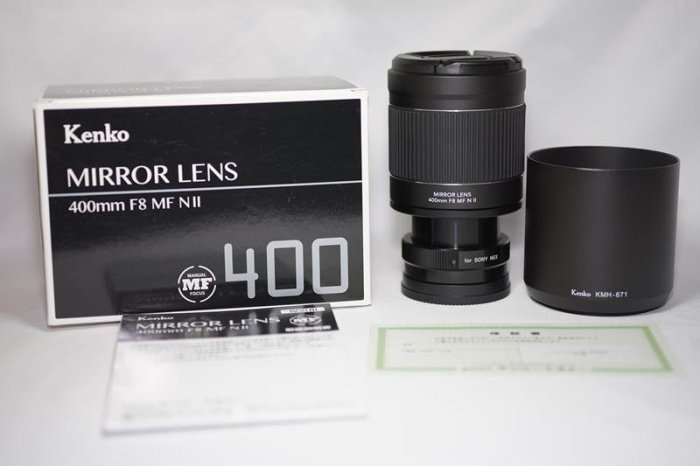 全新2代超輕便反射鏡Kenko Mirror Lens 400mm F8 NII | Yahoo奇摩拍賣