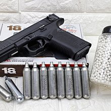 [01] KWC G18 GLOCK 手槍 CO2槍 黑 優惠組C ( 生存遊戲克拉克BB槍玩具槍短槍模型槍吃雞CS射擊