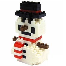 積木 雪人 聖誕 日本 nanoblock 河田 迷你積木 ( 雪人積木 ) 聖誕節 禮物 恐龍先生賣好貨