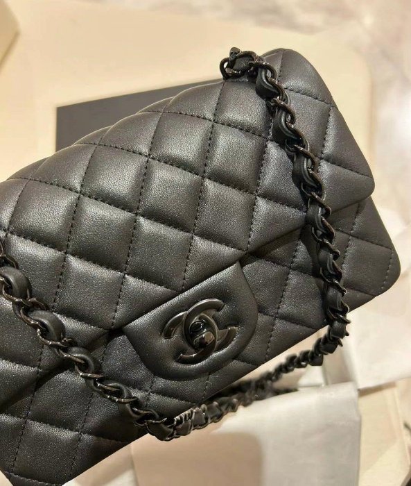 Chanel mini coco 黑黑 so black