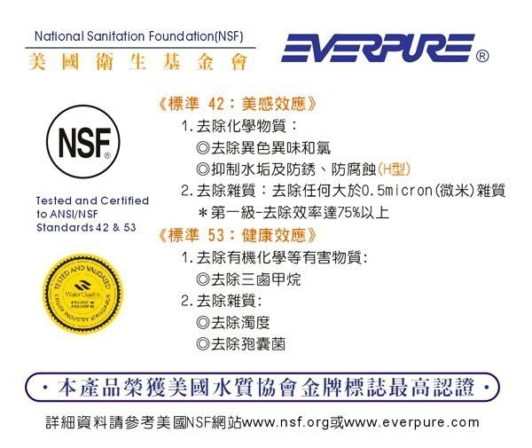 【年盈淨水百貨】 美國 愛惠浦 Everpure S-100/S100濾心《有保固及雷射標籤》《免運費》《贈穩壓閥》