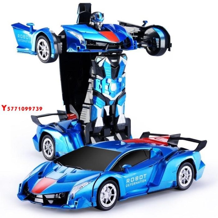 汽車變形機器人玩具可充電耐摔男孩子搖空車小孩六歲兒童玩縣Y9739