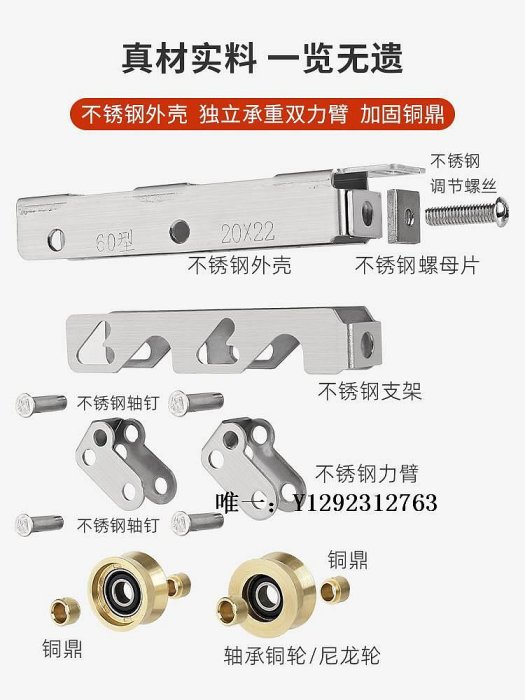 軌道輪推拉門滾輪軸承銅輪中控玻璃移門下輪斷橋鋁門窗滑輪承重寬軌道輪滑輪