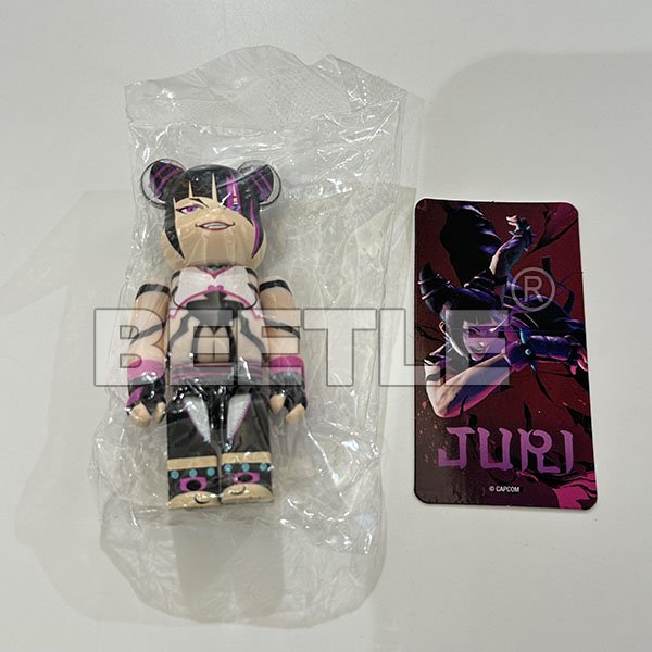 BEETLE BE@RBRICK 快打旋風 JURI 韓蛛俐 46代 S46 STREET FIGHTER 100%