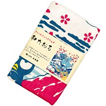日本製 富士山 浮世繪 三麗鷗 Sanrio 100% 棉 毛巾 日本正版品 72x34cm