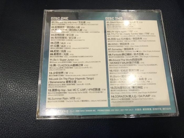 *還有唱片行*AVEX MUSIC SAMPLER 2006.03 2CD 二手 Y8754 (69起拍)