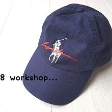 ☆【RL配件館】☆【POLO Ralph Lauren英文草寫大馬立體印圖棒球帽】☆【RLH007R1】☆(深藍色)